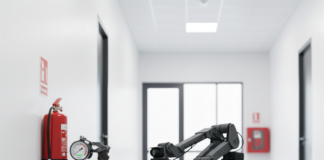 SCORP, India’s first legged mobile manipulator robot, launched by xTerra Robotics (IIT Kanpur incubated).